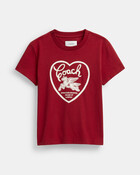 90s Heart T-shirt In Organic Cotton